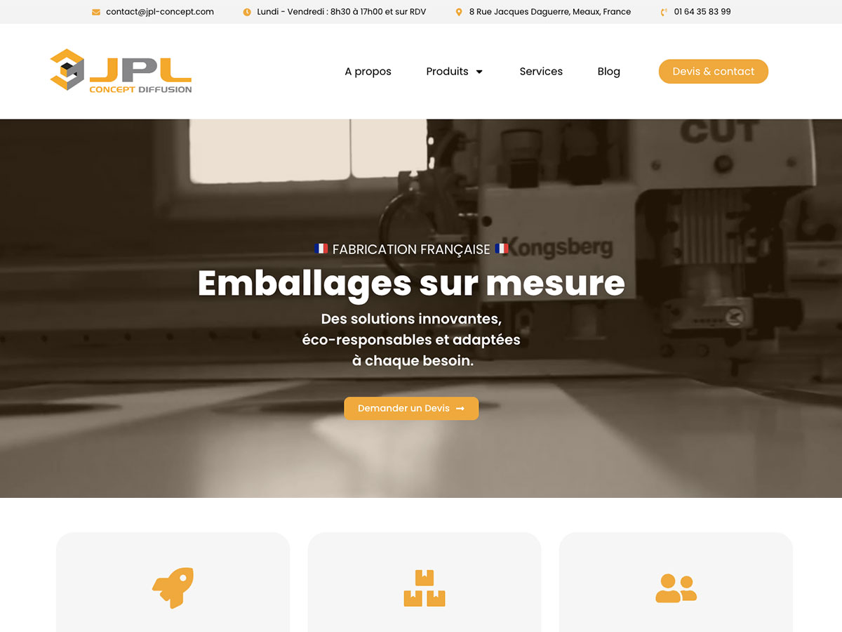 Réalisation SEO Design — JPL Concept Diffusion