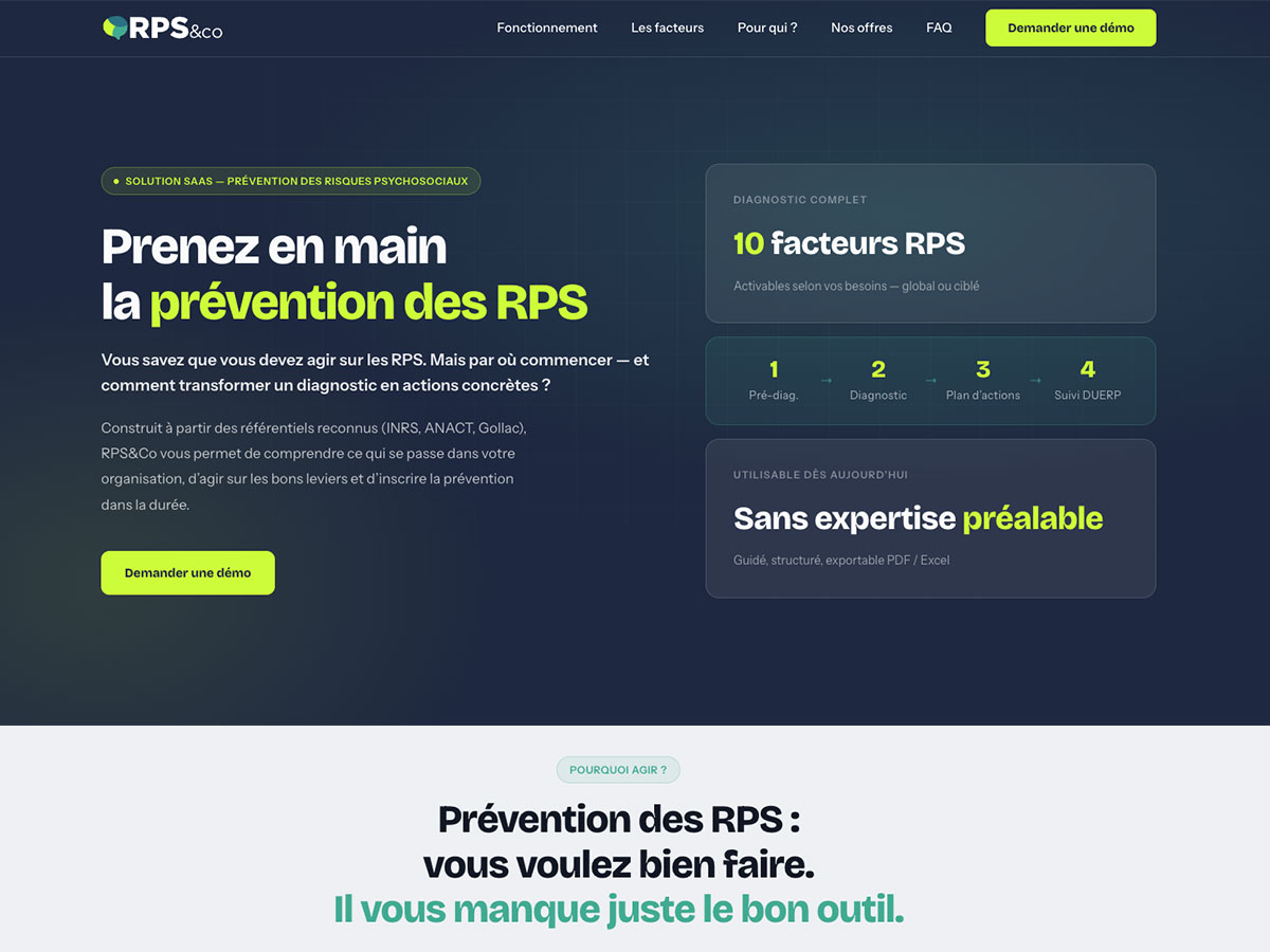 Réalisation SEO Design — RPS&co